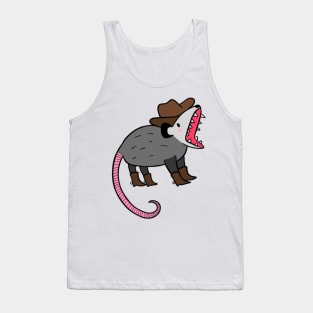 Cowboy Opossum Tank Top